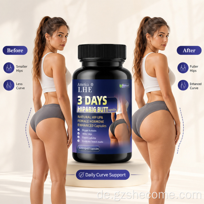 Shecome 3 Days Hip Big Butt Kapseln